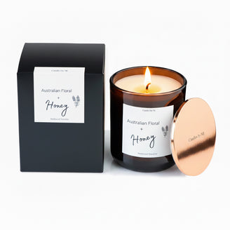 Australian Floral and Honey soy candle handcrafted in Melbourne