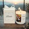 Personalised Pet Memorial Candle with Photo