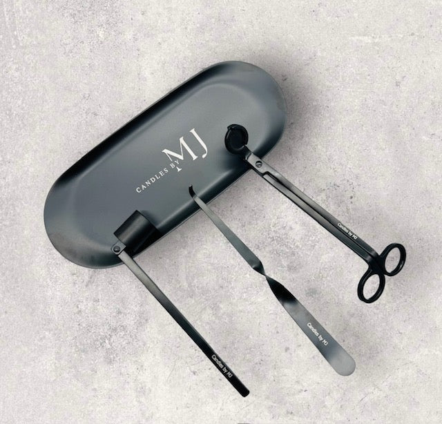Candle Care Kit - Candle Accessories & Wick Trimmer Set - Candles by MJ