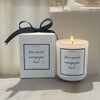 Personalised Custom Message Candle with Your Special Message