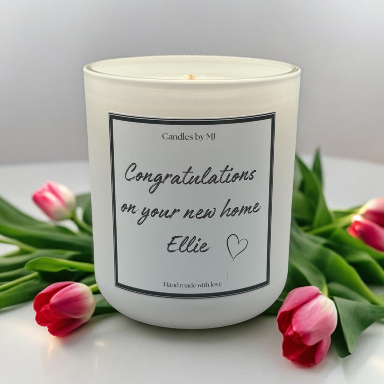 Personalised Custom Message Candle with Your Special Message - Candles by MJ