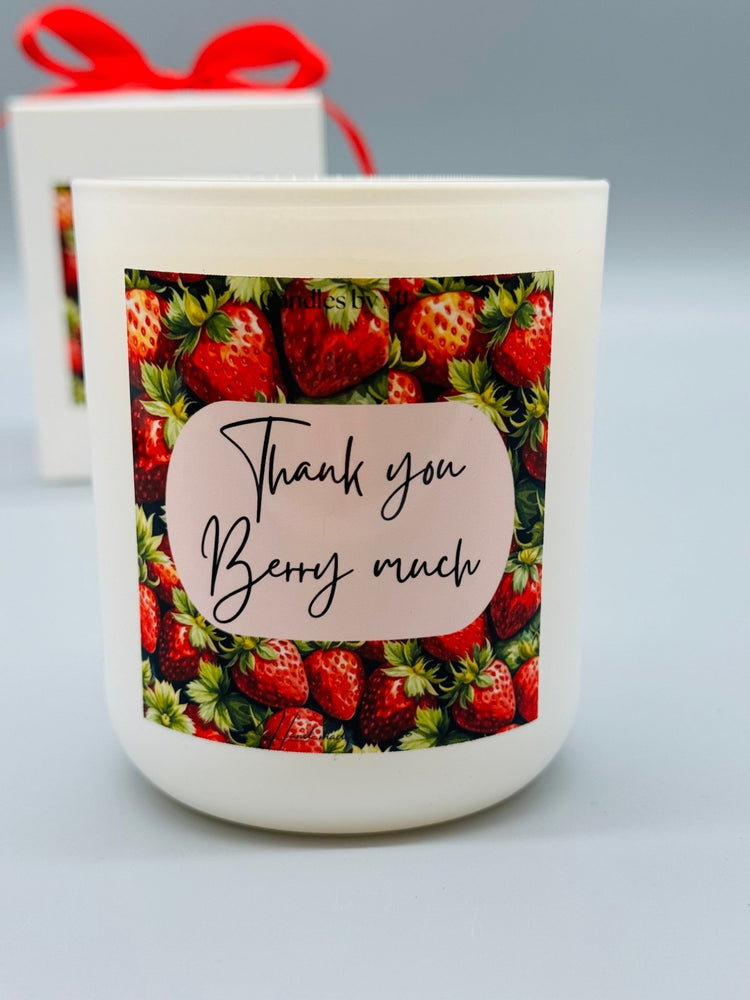 Personalised Kitchen Decor Candle and Custom Fruit Soy Candle - Candles by MJ