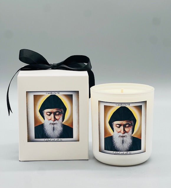 Saint Charbel Prayer Candle - Candles by MJ