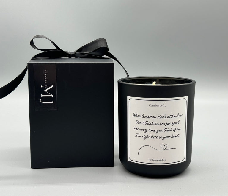 Sympathy Candle - When Tomorrow Starts Without Me... - Candles by MJ